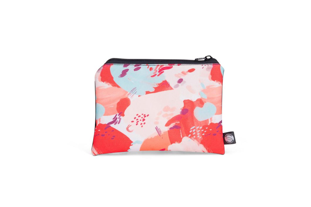 Grande pochette Meredith | Motifs Abstrait Corail