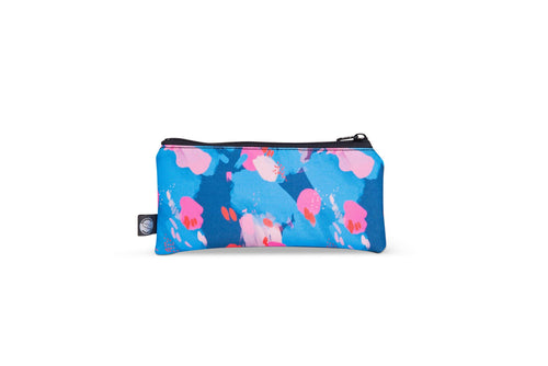 Petite Pochette Meredith | Motifs Abstrait Bleu